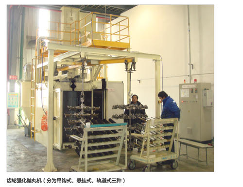 吊鉤式齒輪拋丸強(qiáng)化機(jī)